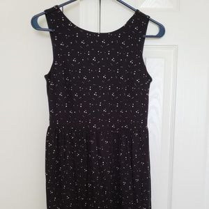 LOFT black dots causal dress